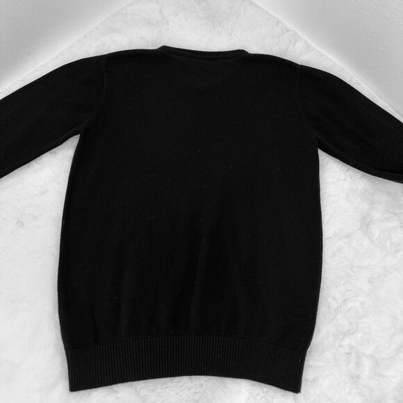 Children’s Place Boys Black V-Neck Sweater - Picture 3 of 5